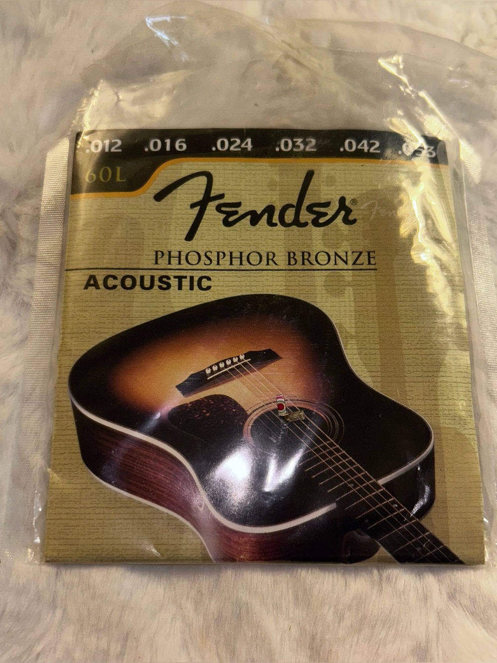 50%offw❤️ Fender Acoustic Guitar Strings Phosphor Bronze 012 016 .032 .042 053